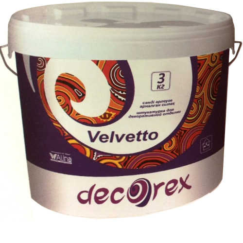 Декоративная штукатурка Decorex Velvetto