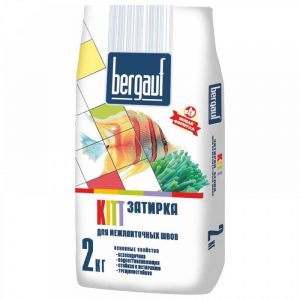 Затирка Bergauf Kitt 2 кг для межплиточных швов, цвет по выбору
