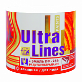 Эмаль ПФ-266 ULTRA LINES желто-коричневая